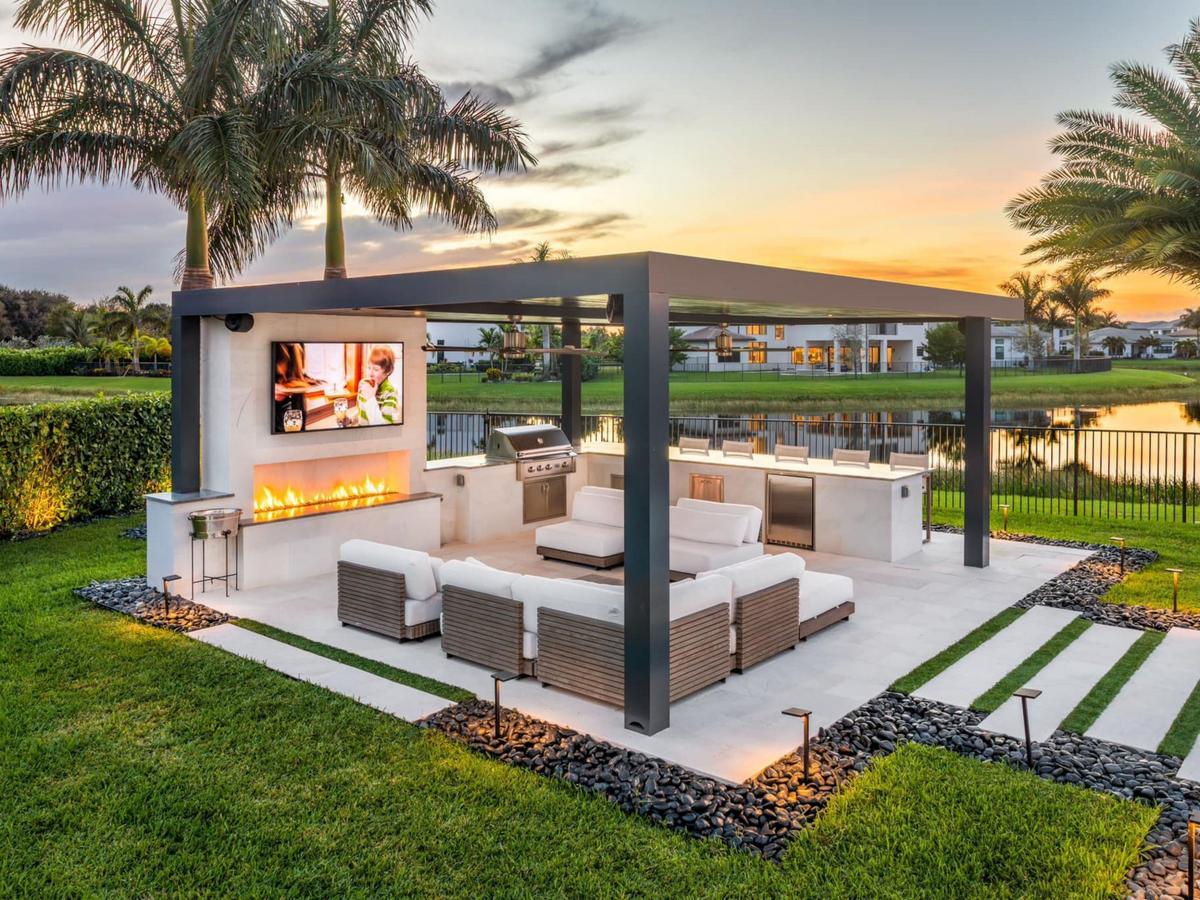 South Florida Custom Aluminum Pergolas by Blue Coast Aluminum